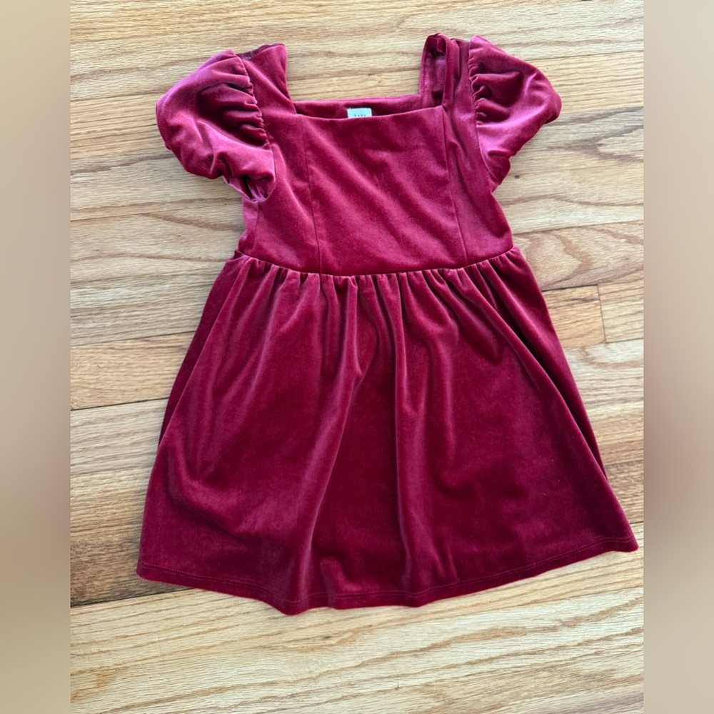 GAP Kids Red Velvet Dress
